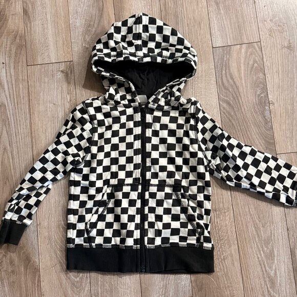 Checkered zip hoodie - Picture 1 of 4